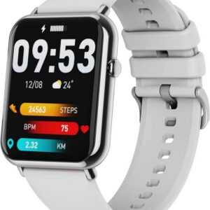 findtime Smartwatch (1,69 Zoll, Android, iOS), Sportuhr Pulsuhr mit Blutdruckmessung,Fitness Tracker Schlafanalyse