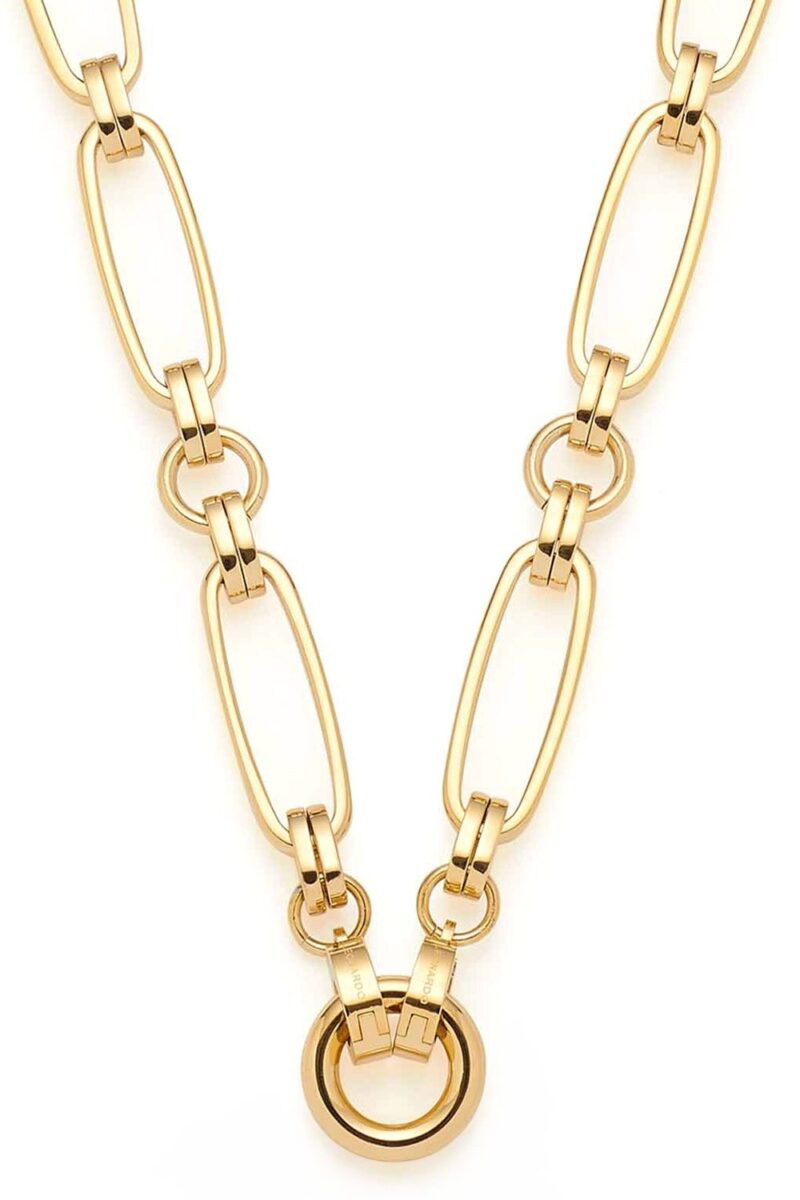 Leonardo 024266 Damen-Halskette 65 Mathilde Clip&Mix Edelstahl goldfarben