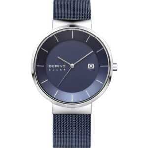 Bering Chronograph BERING / Watch / Solar / Men 14639-307 ZB blau