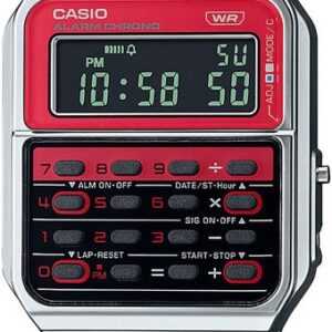 CASIO VINTAGE Chronograph, Quarzuhr, Armbanduhr, Retro, Taschenrechner, digital, Damen, Herren