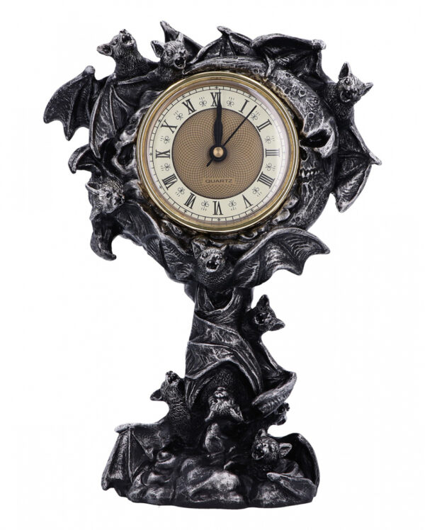 Gothic Fledermaus Tischuhr Chiroptera 24cm ➤ Gothic Geschenk
