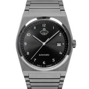 ruhla Automatikuhr Space Control Herrenuhr 4862M-2 Edelstahlband 40 mm, Made in Germany