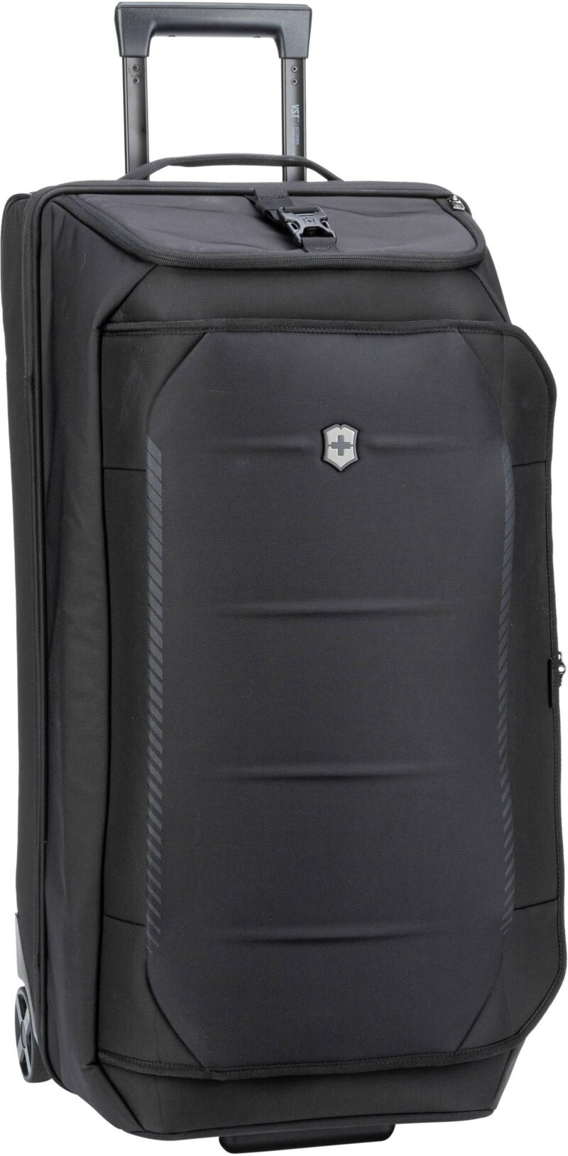 Mit dem geräumigen Koffer von Victorinox starten Sie bestens organisiert in den Urlaub. Dank der 2 Rollen lässt er sich unterwegs komfortabel transportieren. Volumen: 87 Liter.
