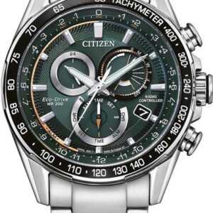 Citizen Funkchronograph CB5914-89X, Armbanduhr, Herrenuhr, Solar, Stoppfunktion