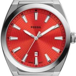 Fossil Quarzuhr EVERETT, FS5984, Armbanduhr, Herrenuhr, Datum, analog
