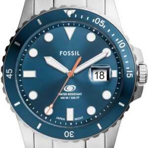 Fossil Quarzuhr FOSSIL BLUE DIVE, Armbanduhr, Herrenuhr, Datum, analog