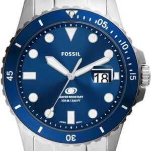 Fossil Quarzuhr FOSSIL BLUE DIVE, FS6029, Armbanduhr, Herrenuhr, Datum, analog
