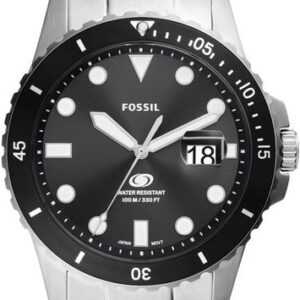 Fossil Quarzuhr FOSSIL BLUE DIVE, FS6032, Armbanduhr, Herrenuhr, Datum, analog