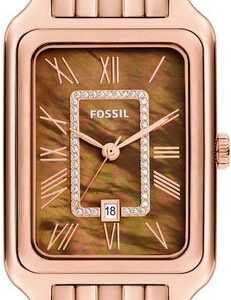 Fossil Quarzuhr RAQUEL, ES5323, Armbanduhr, Damenuhr, Datum, analog