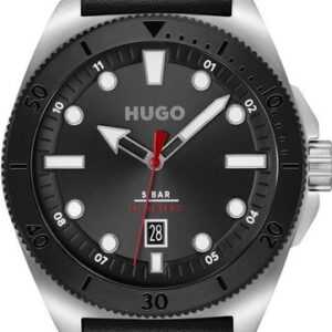 HUGO Quarzuhr #VISIT, 1530301, Armbanduhr, Herrenuhr, Datum, Mineralglas, anlog