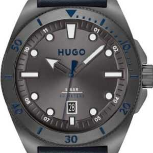 HUGO Quarzuhr #VISIT, 1530302, Armbanduhr, Herrenuhr, Datum, Mineralglas, anlog
