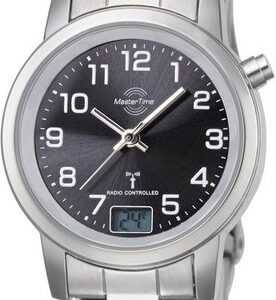 MASTER TIME Funkuhr Basic, MTLA-10695-21M, Armbanduhr, Quarzuhr, Damenuhr, Datum