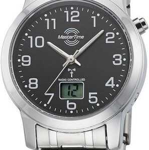 MASTER TIME Funkuhr MTLA-10309-22M, Armbanduhr, Quarzuhr, Damenuhr, Datum,Langzeitbatterie