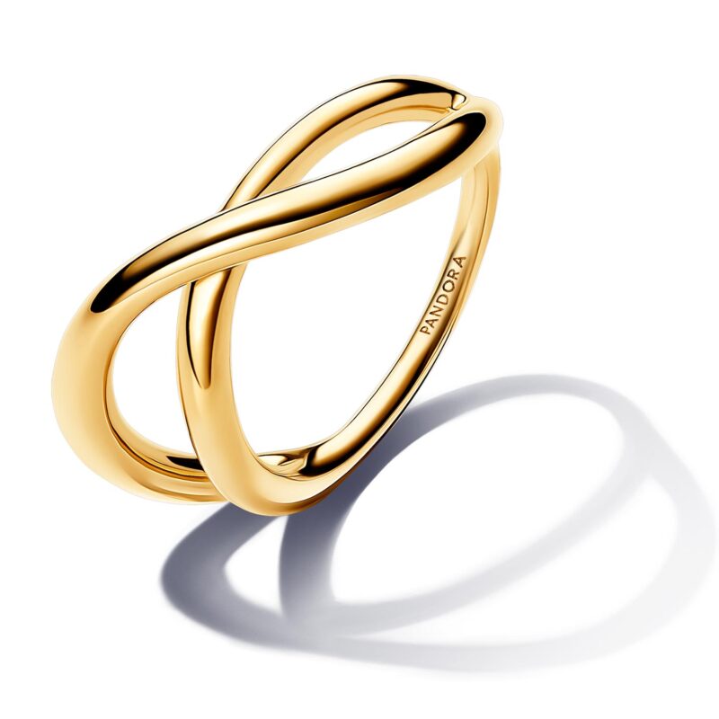 Pandora 163318C00 Damen-Ring Unendlichkeit Goldfarben