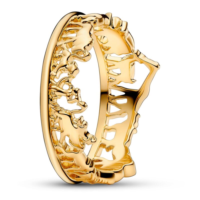 Pandora 163362C00 Damenring Disney König der Löwen Goldfarben