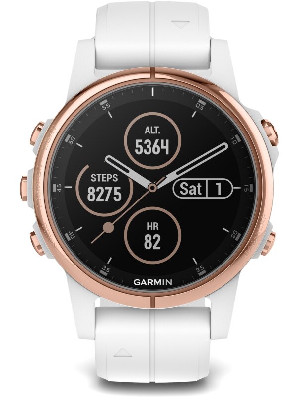 Garmin fenix 5S Plus Saphir Rose/Weiß