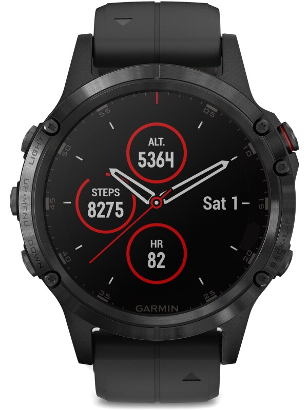 Garmin fenix 5 Plus Saphir schwarz