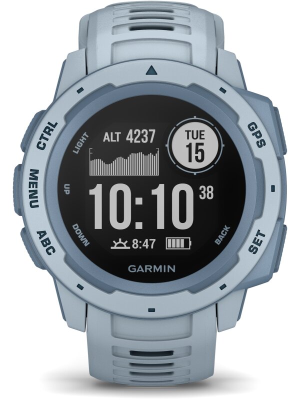 Garmin Instinct Hellblau/Schiefergrau