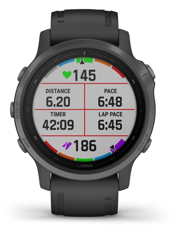 Garmin fenix 6S SAPPHIRE Schwarz