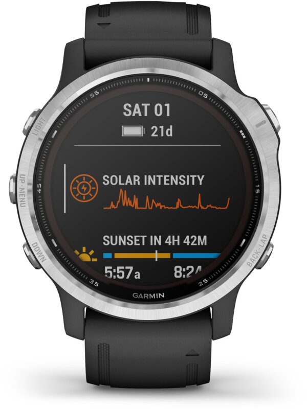 Garmin Garmin fenix 6S SOLAR Schwarz/Silber