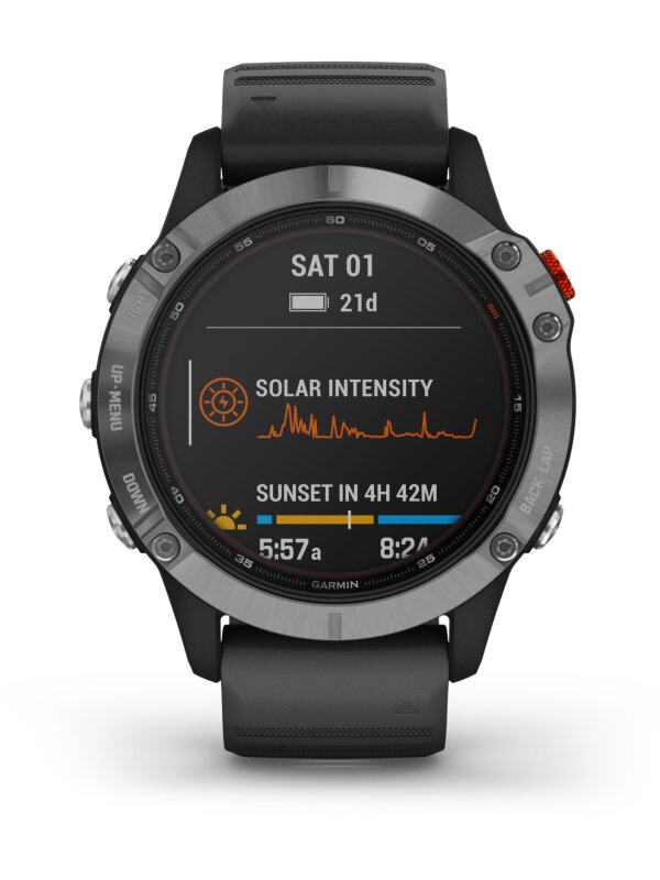 Garmin Garmin fenix 6 SOLAR Schwarz/Silber