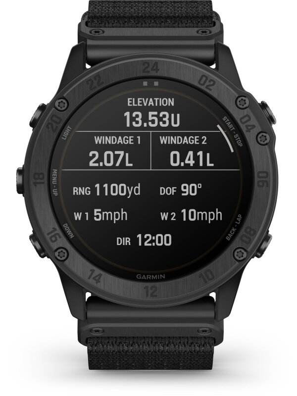 Garmin Garmin TACTIX DELTA SOLAR Ballistic Edition, Schwarz