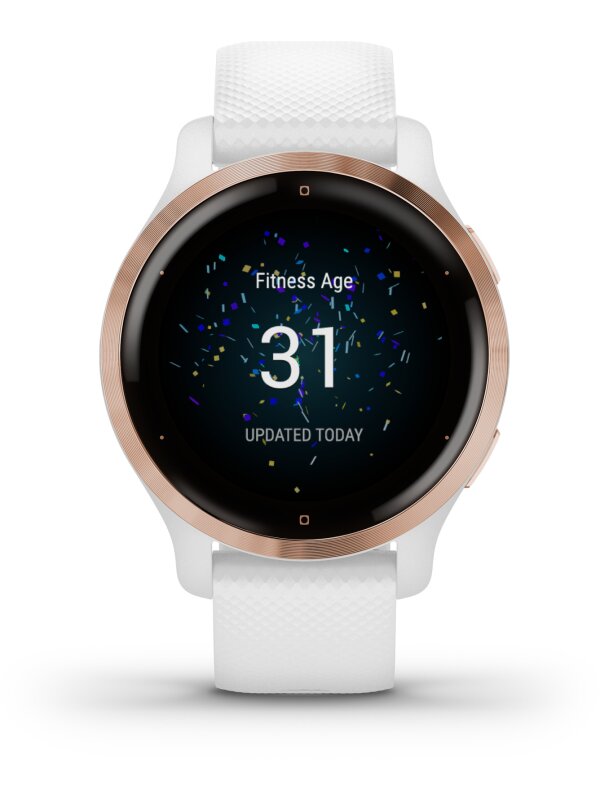 Garmin VENU 2S Weiss/Rosegold