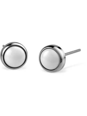 Ceramic Link silber  Petite Earrings