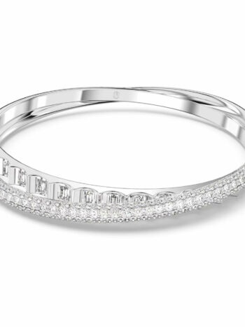 Swarovski Damen Armreif Rota Größe M Silber 5650354