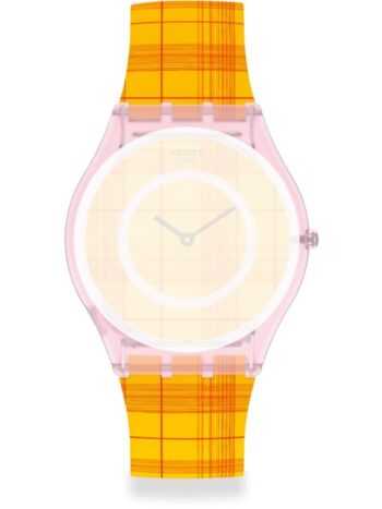 Ersatzband f. Swatch ASS08Z105 - FIRE MADRAS 01 / SILICONE STRA