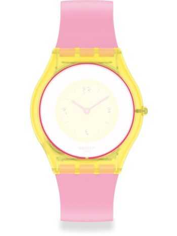 Ersatzband f. Swatch ASS08Z101 - INDIA ROSE 01 / SILICONE STRAP