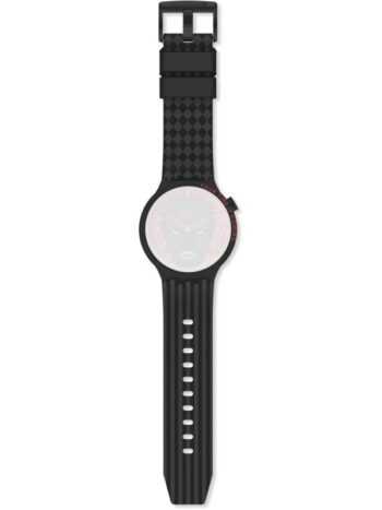 Ersatzband f. Swatch ASB01B128 - YOUR TIME IS COMING / SILICONE