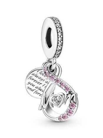 Pandora Charm Anhänger MOM Unendlichkeit Pink mit Zirkonia 791468C01