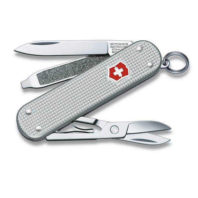 Victorinox Taschenmesser Victorinox Classic SD Alox, 58 mm, silber