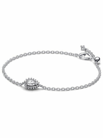 Pandora Damenarmband Timeless mit Zirkonia Charm 20cm Silber 593001C01-20