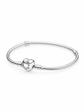 Pandora Damen Schlangen-Armband Zylinder 17cm Silber 598816C00-17