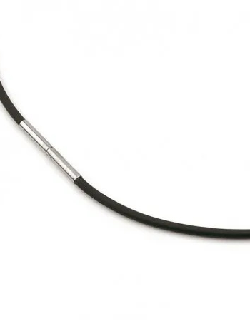 Boccia Damenkette Collier 50cm Schwarz 0801-0150