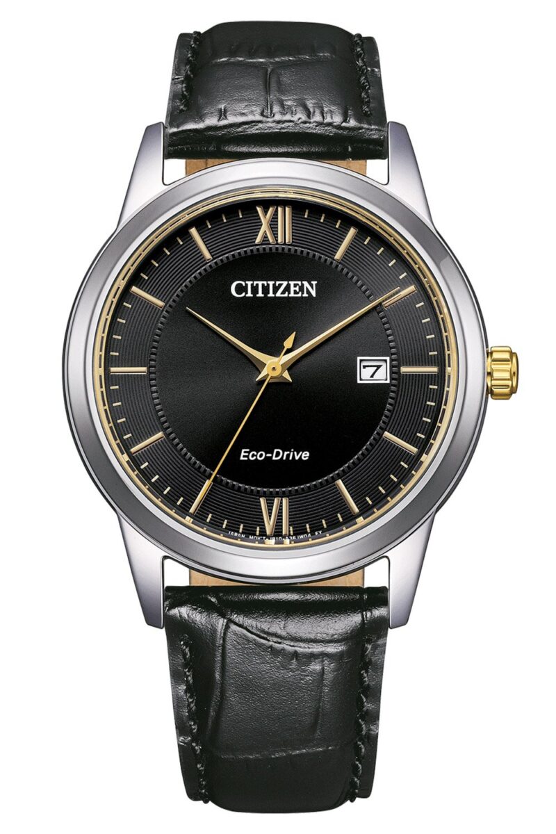 Citizen AW1784-16E Eco-Drive Solar Herrenuhr Schwarz/Bicolor