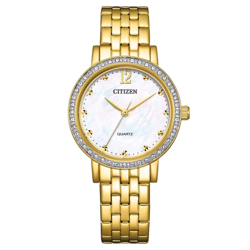 Citizen EL3102-50D Quarz Damenuhr Goldfarben