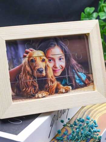 Personalisierte Foto Holz Puzzle mit Rahmen