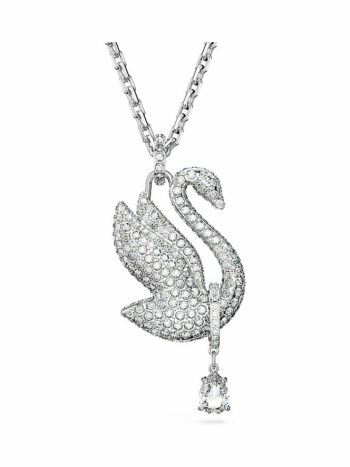 Swarovski Damen Halskette Iconic Swan Silber 5647546