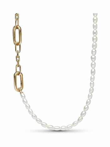 Pandora Damenkette Gliederkette mit Perlen 45cm Gelbgold 362302C01-45