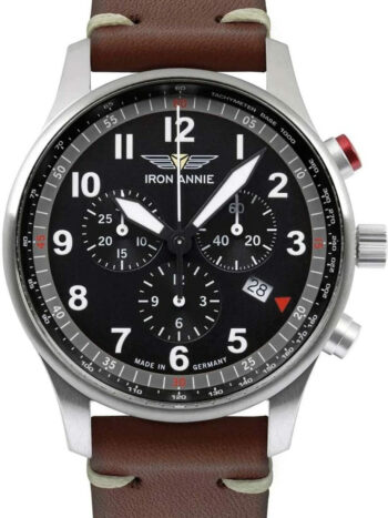 Iron Annie Herren-Chronograph F13 Tempelhof Braun/Schwarz 5688-2