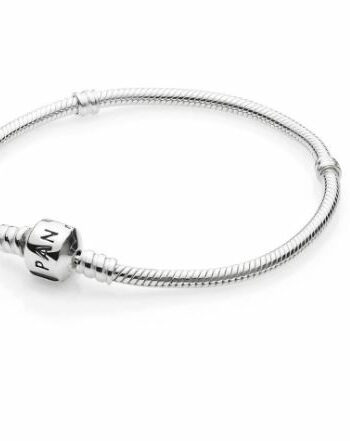 Pandora Moments Charm-Armband Schlangen-Glieder Silber 590702HV