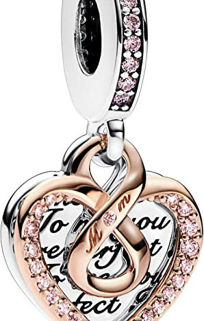 Pandora Moments Charm Anhänger Herz Bicolor 782641C01