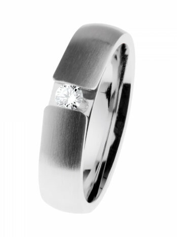 Ernstes Design Damen Diamant Ring Größe 55 Silber R516-55