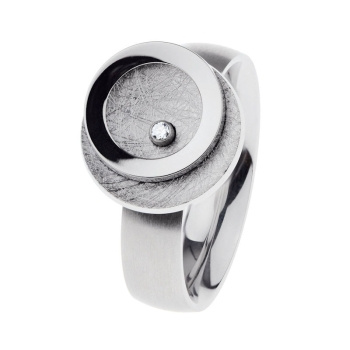 Ernstes Design Damen Ring Evia Größe 55 Silber R714-55