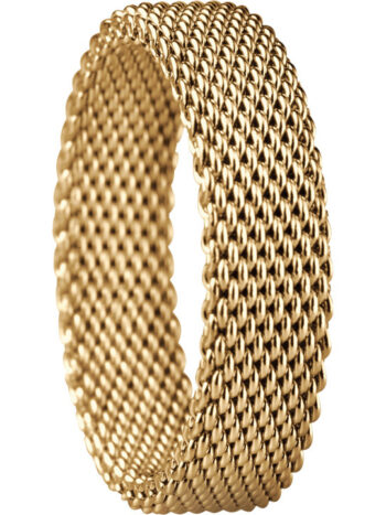 Bering Damen Innenring Mesh Größe 63 Gold 551-20-82