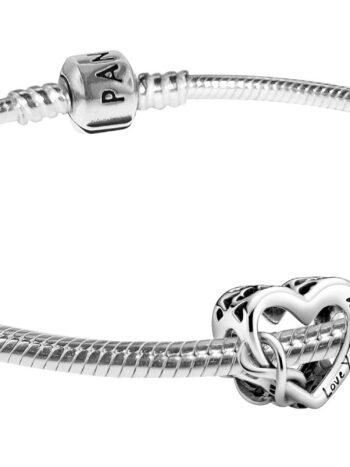 Pandora 39496 Damen-Armband Love You Mum Unendlichkeits-Herz