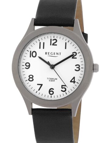 Regent F-842 Titan Herrenuhr mit Lederband